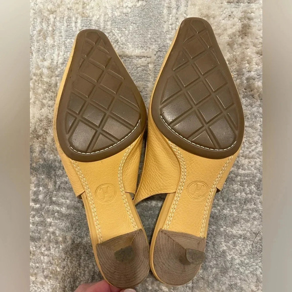 Cole Haan Women's Sz 6B Leather Sling Back Kitten Heels, Made in Brazil - Picture 5 of 9